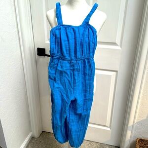 Girls blue romper